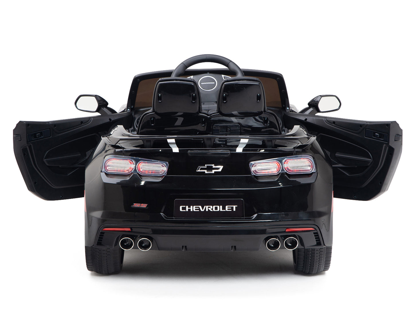 12V Chevrolet Camaro 2SS Kids Ride On Car with Remote Control - Black