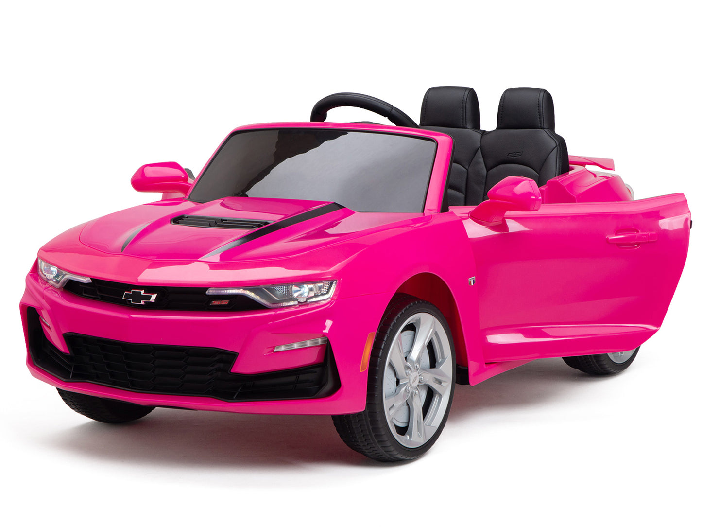 12V Chevrolet Camaro 2SS Kids Ride On Car with Remote Control - Pink