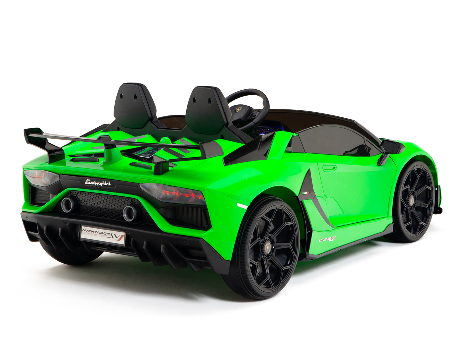 24V Lamborghini SVJ Ride On DRIFT Car with Remote Control - Green