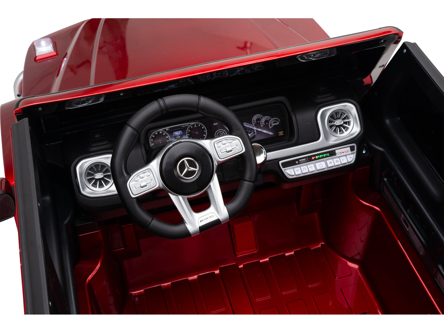 24V 2-Seater Mercedes-Benz G63 Kids Ride On Car / SUV with Remote Control - Red