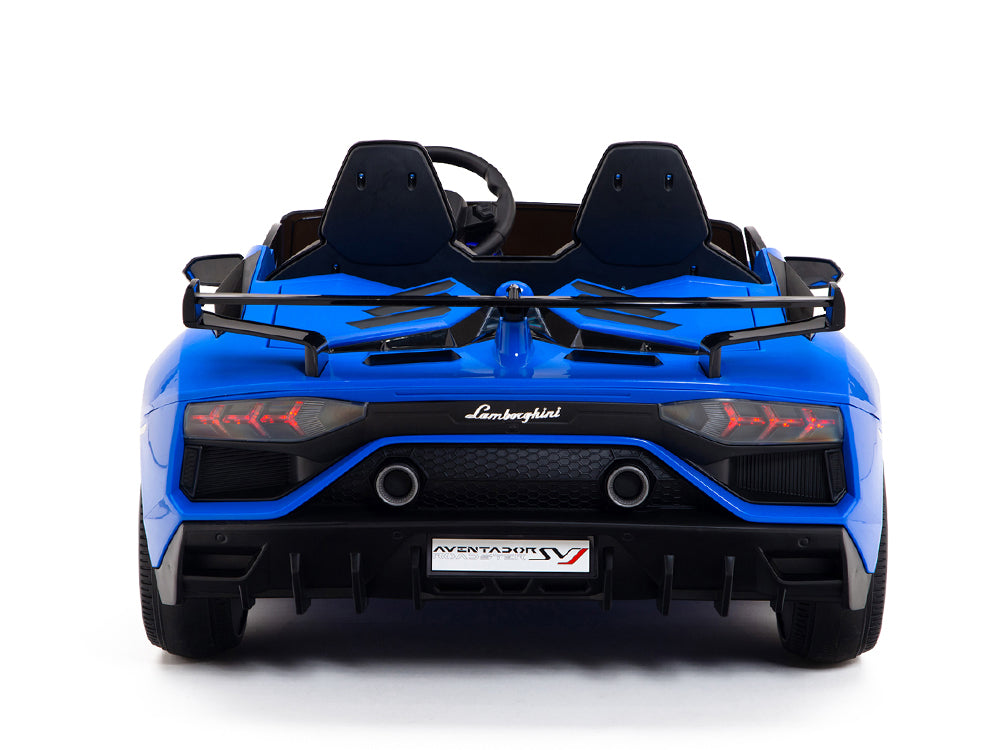 24V Lamborghini SVJ Ride On DRIFT Car with Remote Control - Blue