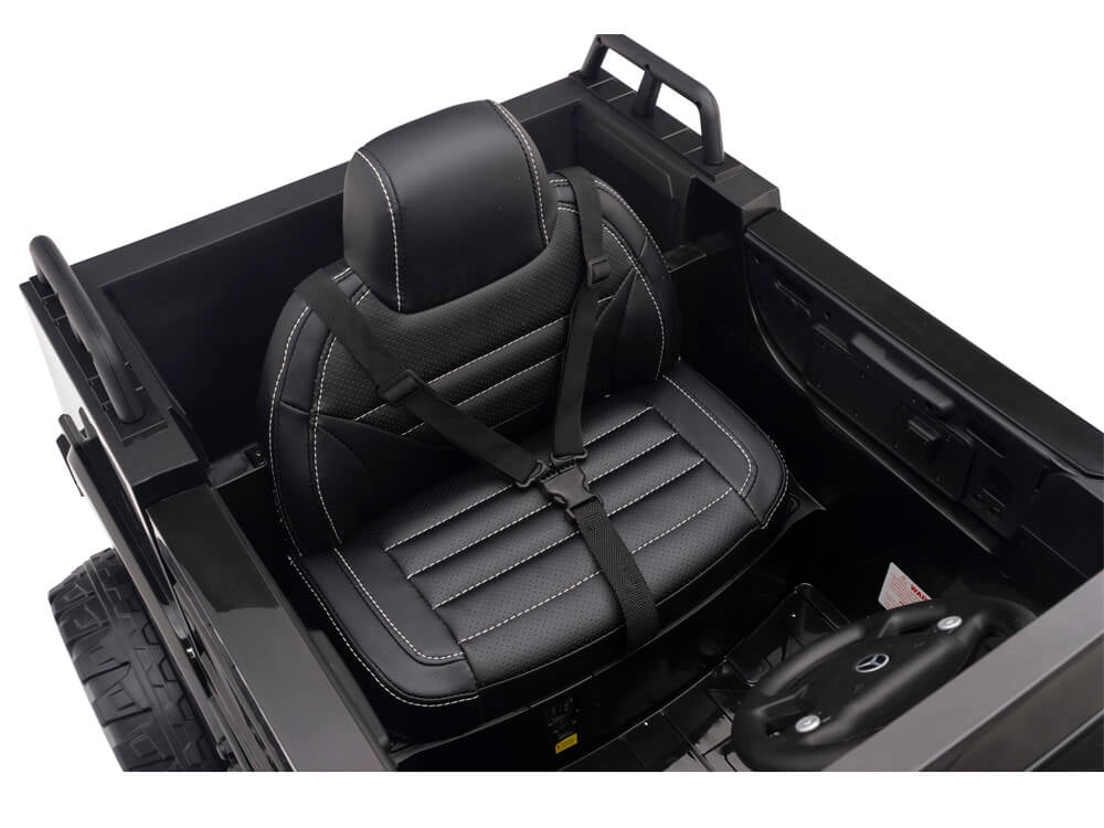 12V Mercedes Zetros One Seat Ride On Truck Black