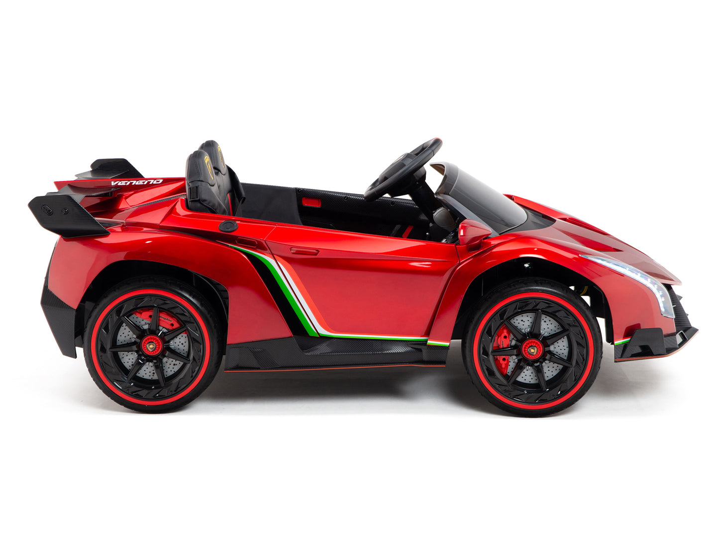 2WD / AWD Kids Premium Lamborghini Veneno Ride On Car with Remote Control - Red