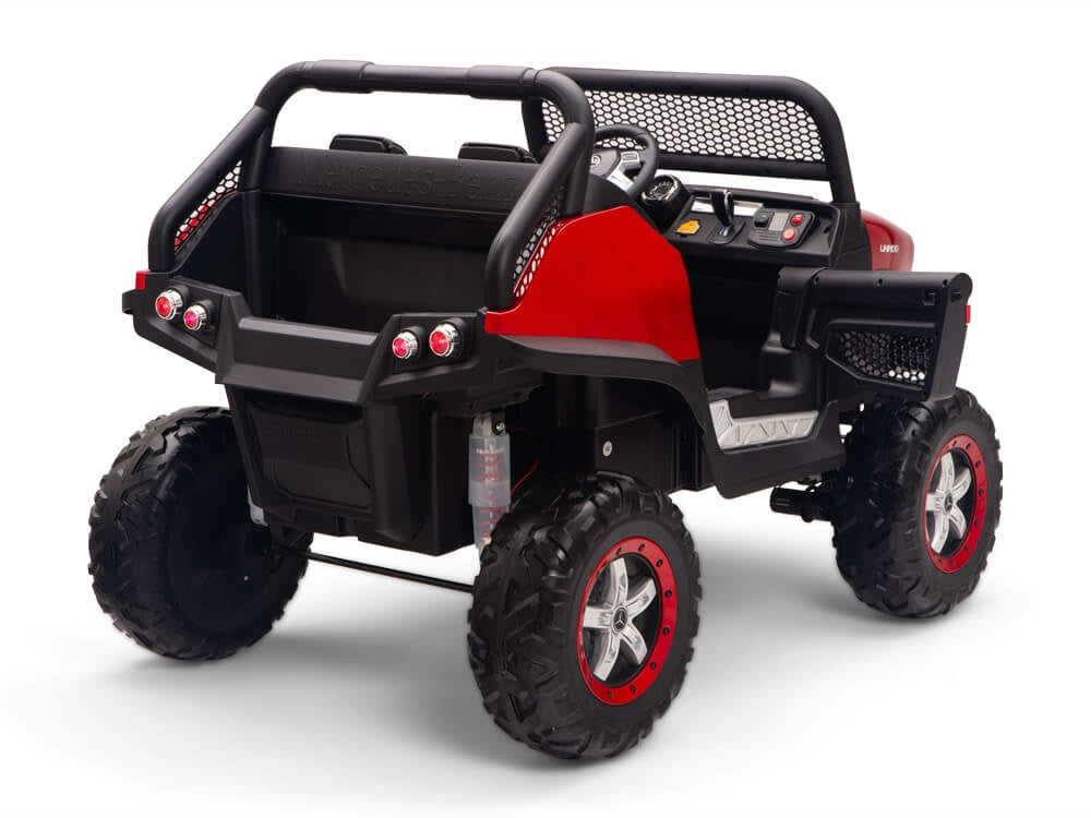 12V Mercedes Benz UNIMOG  Kids Ride On UTV Red