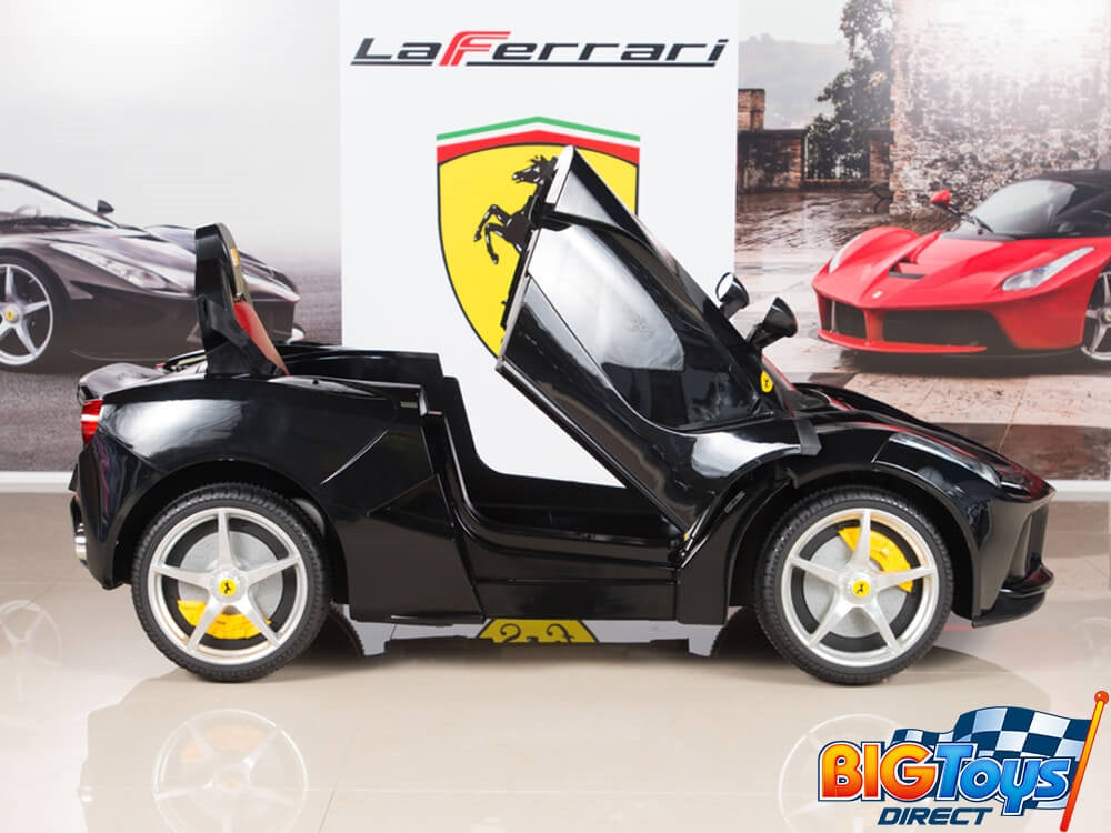 Ferrari 12V LaFerrari Kids Electric Ride On Car with Remote Control - Black