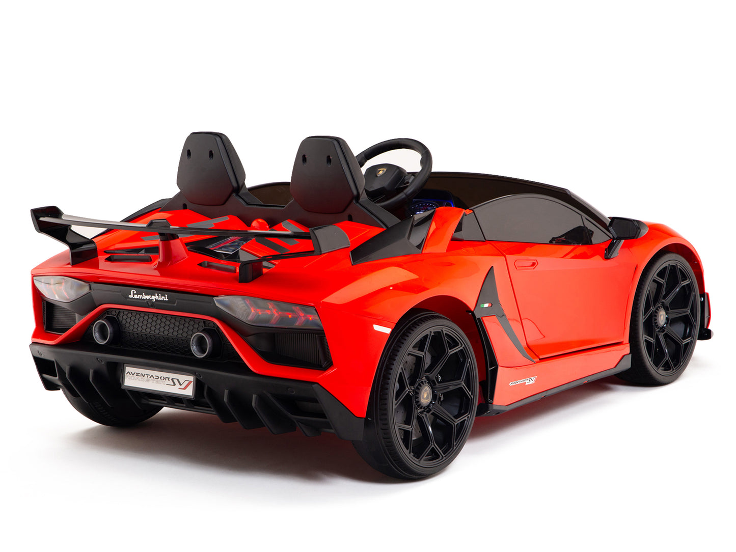 24V Lamborghini SVJ Ride On DRIFT Car with Remote Control - Red