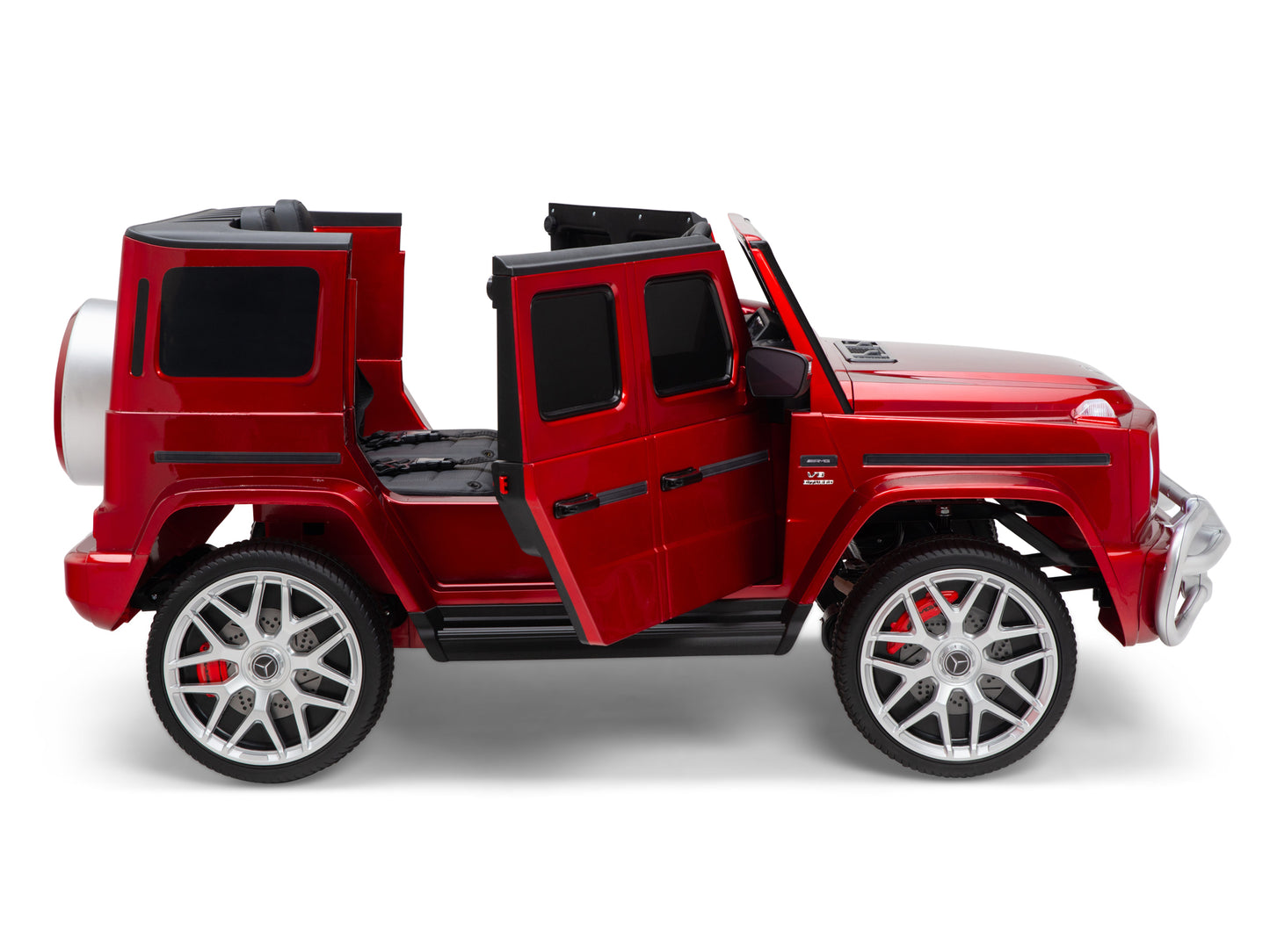 24V 2-Seater Mercedes-Benz G63 Kids Ride On Car / SUV with Remote Control - Red