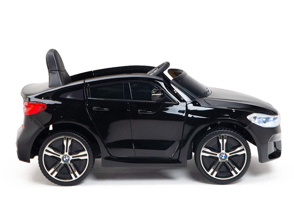 12V BMW 6 Series GT Kids Electric Powered Ride On Car with Remote - Black