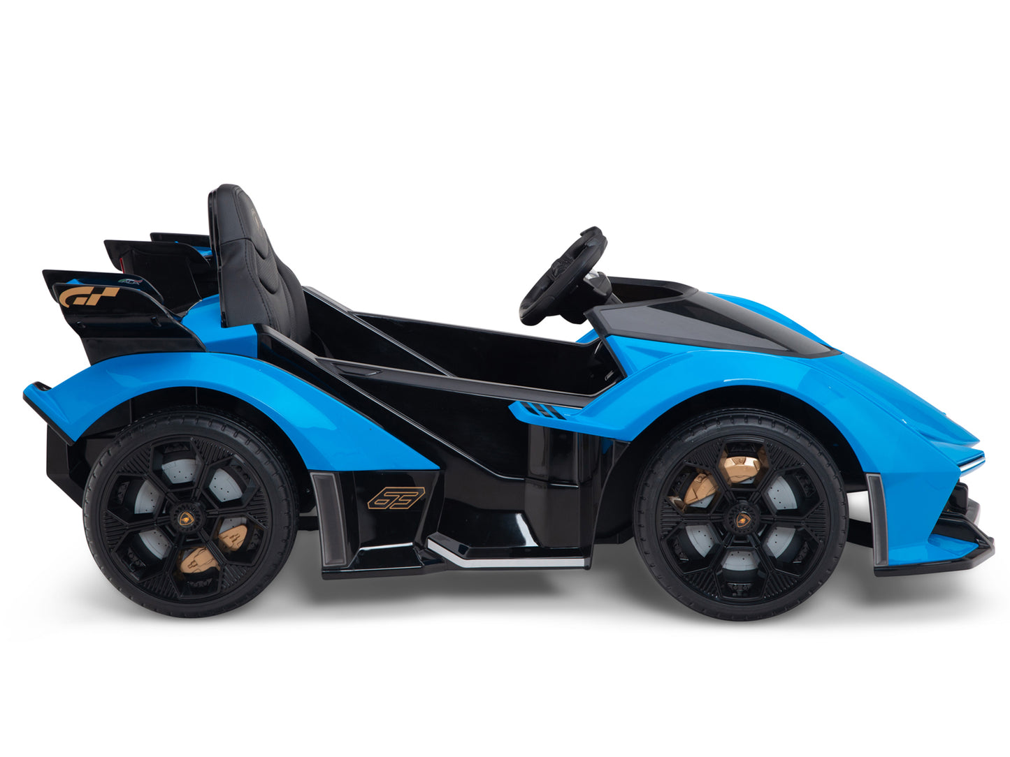 Lamborghini V12 Vision GT Kids Ride On Car with Remote Control - Blue