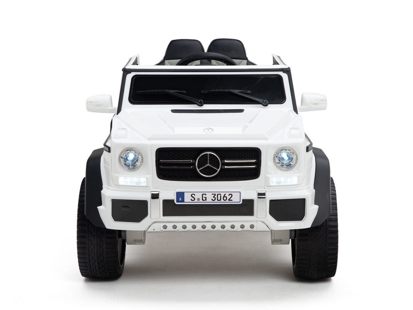 12V Mercedes-Maybach G650 Landaulet Kids Ride On Car/SUV with Remote – White