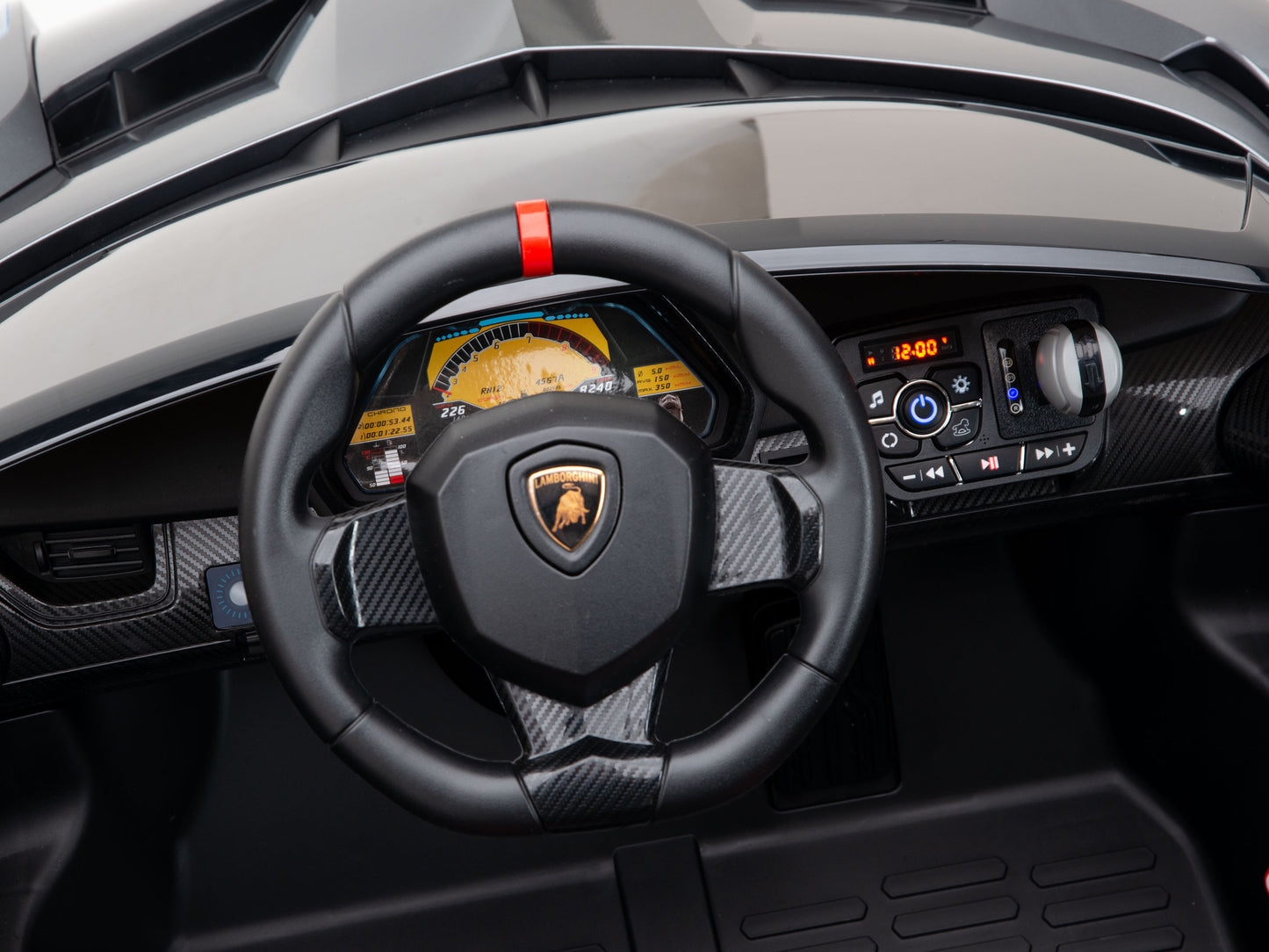 2WD / AWD Kids Premium Lamborghini Veneno Ride On Car with Remote Control - Grey
