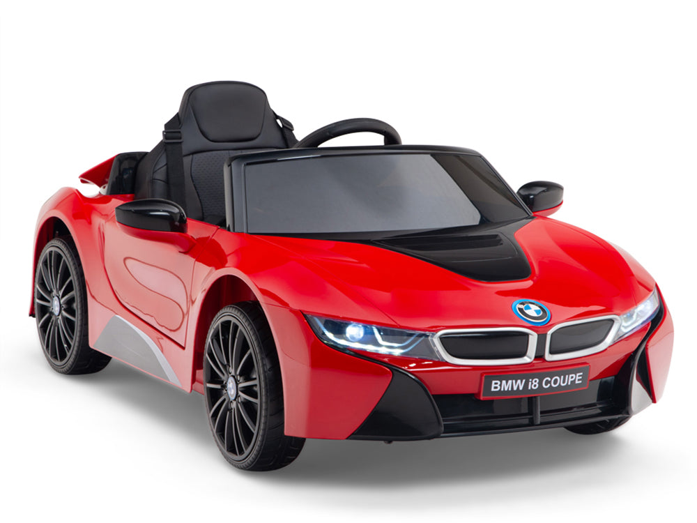 BMW i8 Kids Battery Powered Ride On Car with Remote - Red – Big