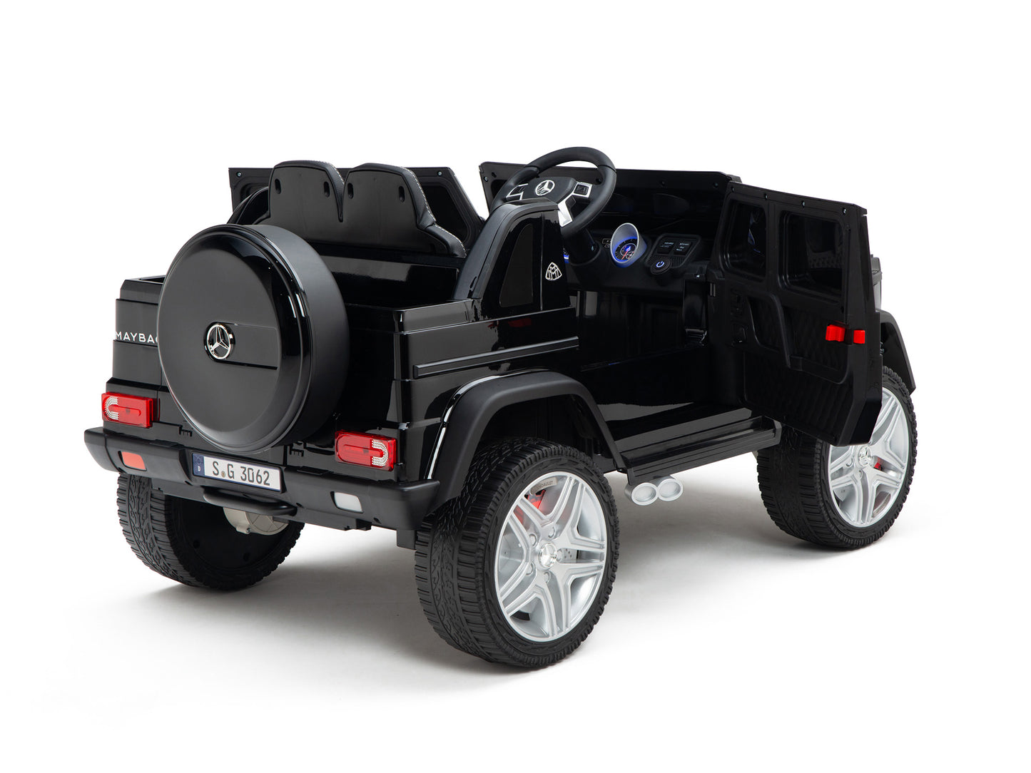 12V Mercedes-Maybach G650 Landaulet Kids Ride On Car/SUV with Remote - Black