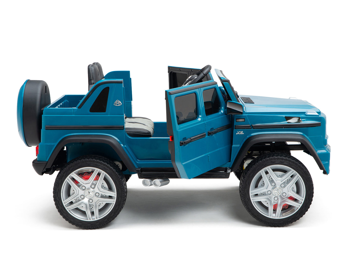 12V Mercedes-Maybach G650 Landaulet Kids Ride On Car/SUV with Remote - Blue
