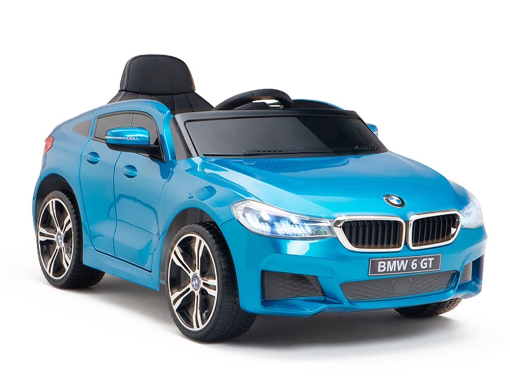 12V BMW 6 Series GT Kids Electric Powered Ride On Car with Remote - Blue
