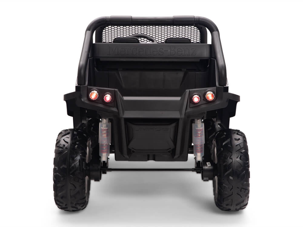 12V Mercedes Benz UNIMOG  Kids Ride On UTV Black