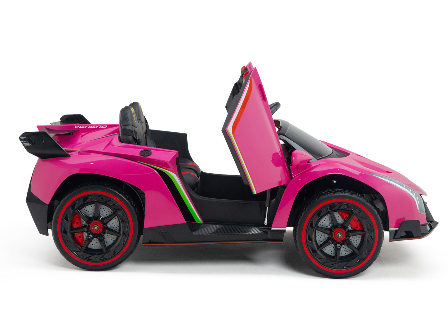 2WD / AWD Kids Premium Lamborghini Veneno Ride On Car w/ Remote Control - Pink