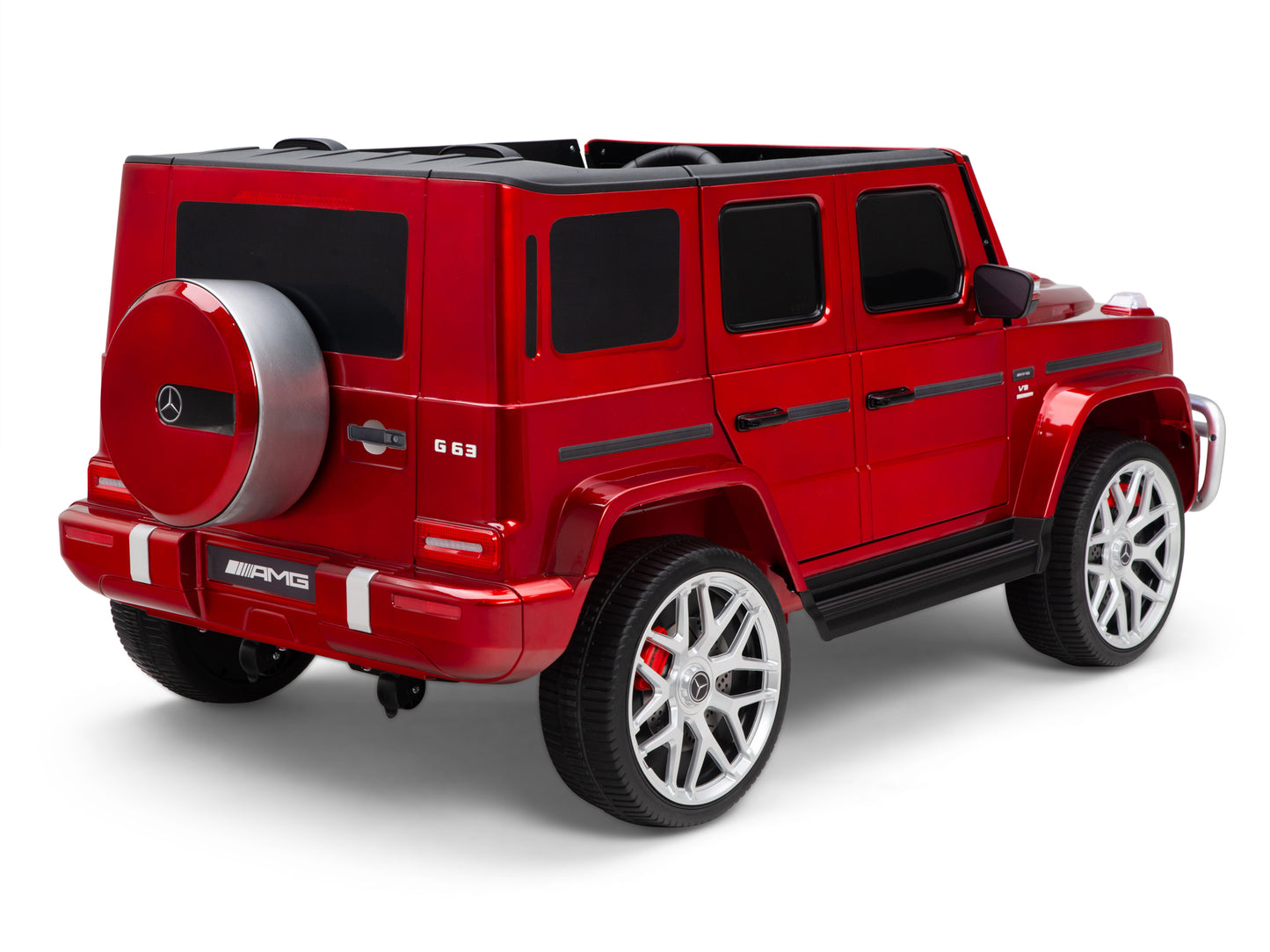 24V 2-Seater Mercedes-Benz G63 Kids Ride On Car / SUV with Remote Control - Red