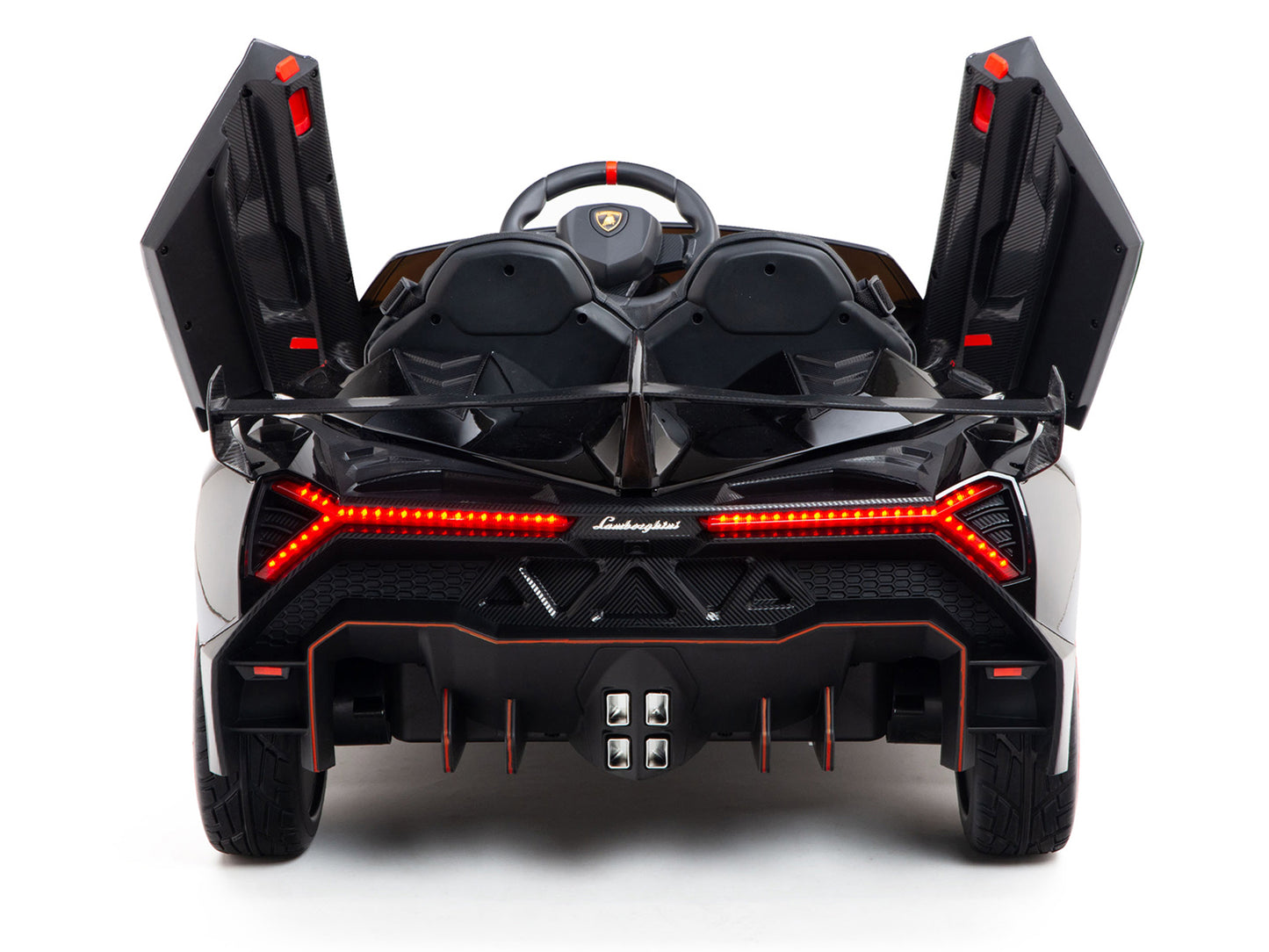 2WD / AWD Kids Premium Lamborghini Veneno Ride On Car w/ Remote Control - Black
