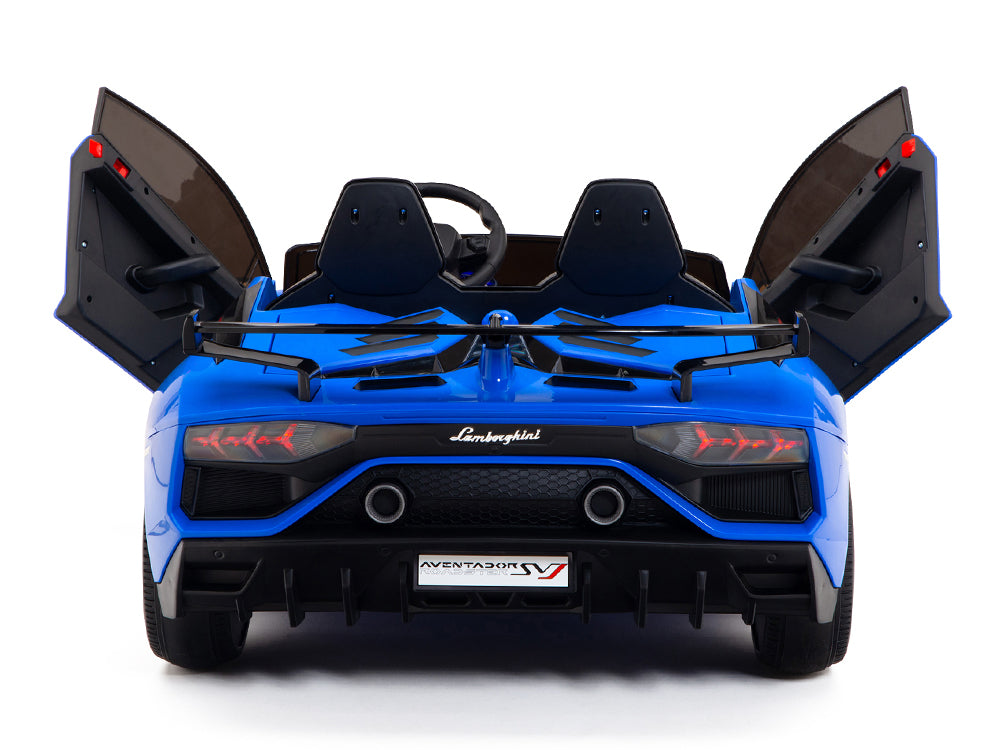 24V Lamborghini SVJ Ride On DRIFT Car with Remote Control - Blue