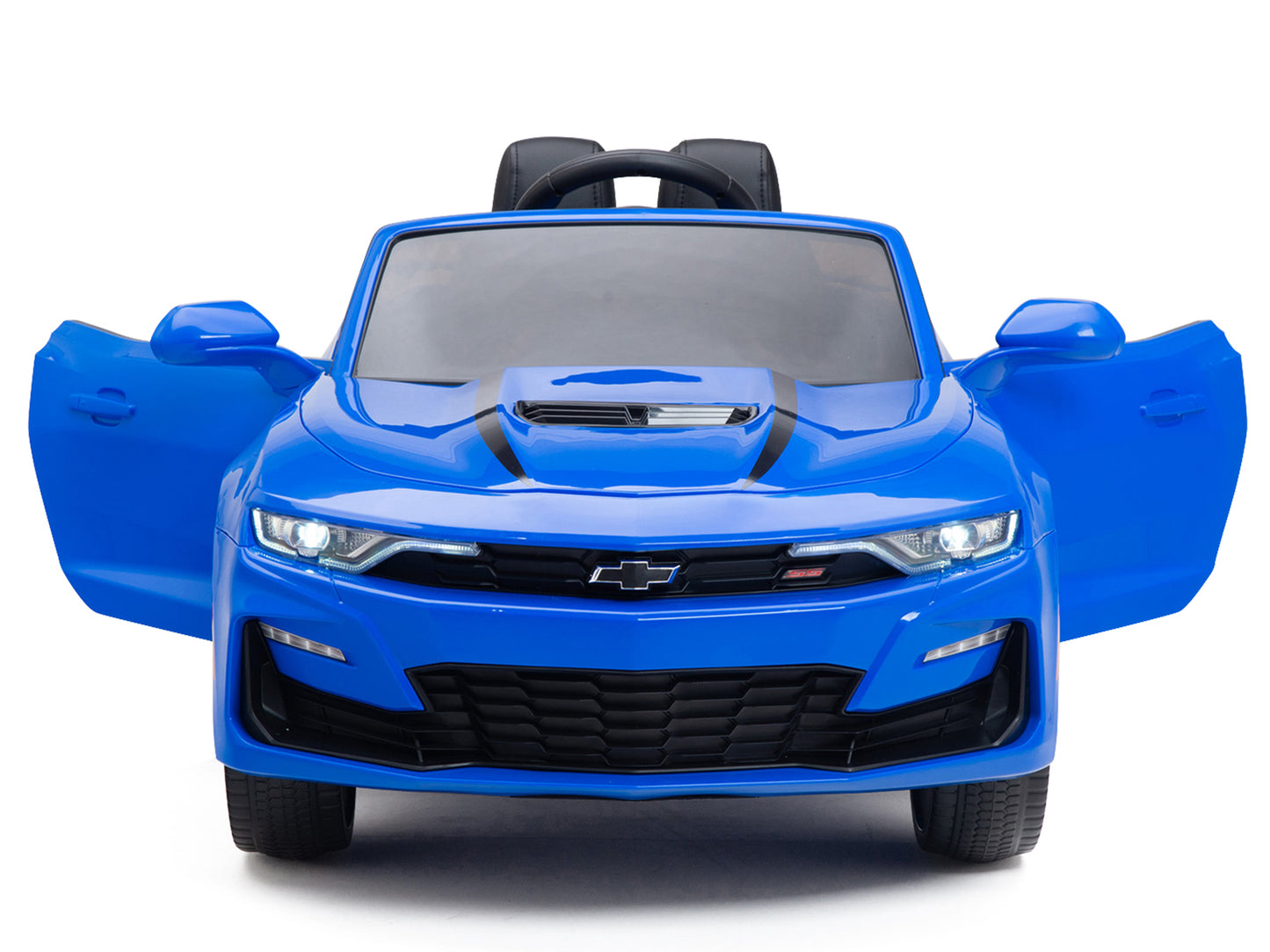 12V Chevrolet Camaro 2SS Kids Ride On Car with Remote Control - Blue