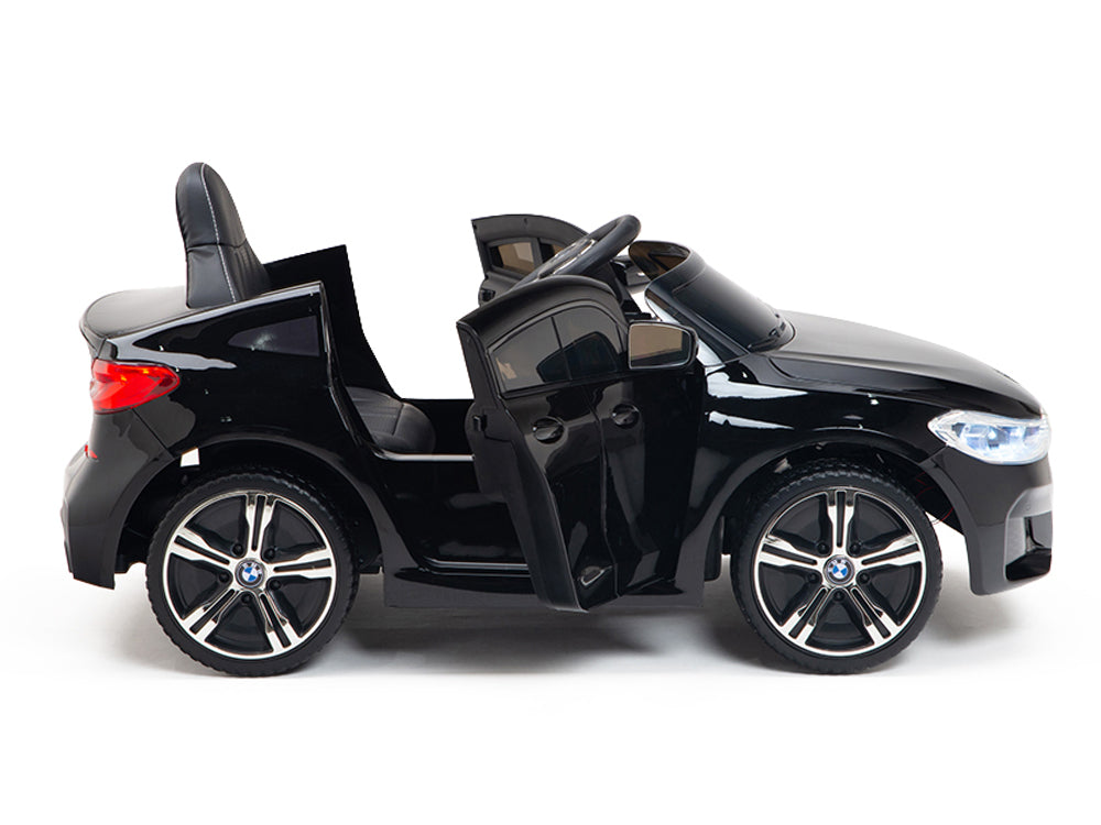 12V BMW 6 Series GT Kids Electric Powered Ride On Car with Remote - Black