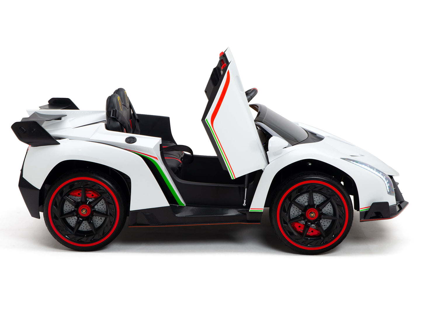 2WD / AWD Kids Premium Lamborghini Veneno Ride On Car with Remote Control - White