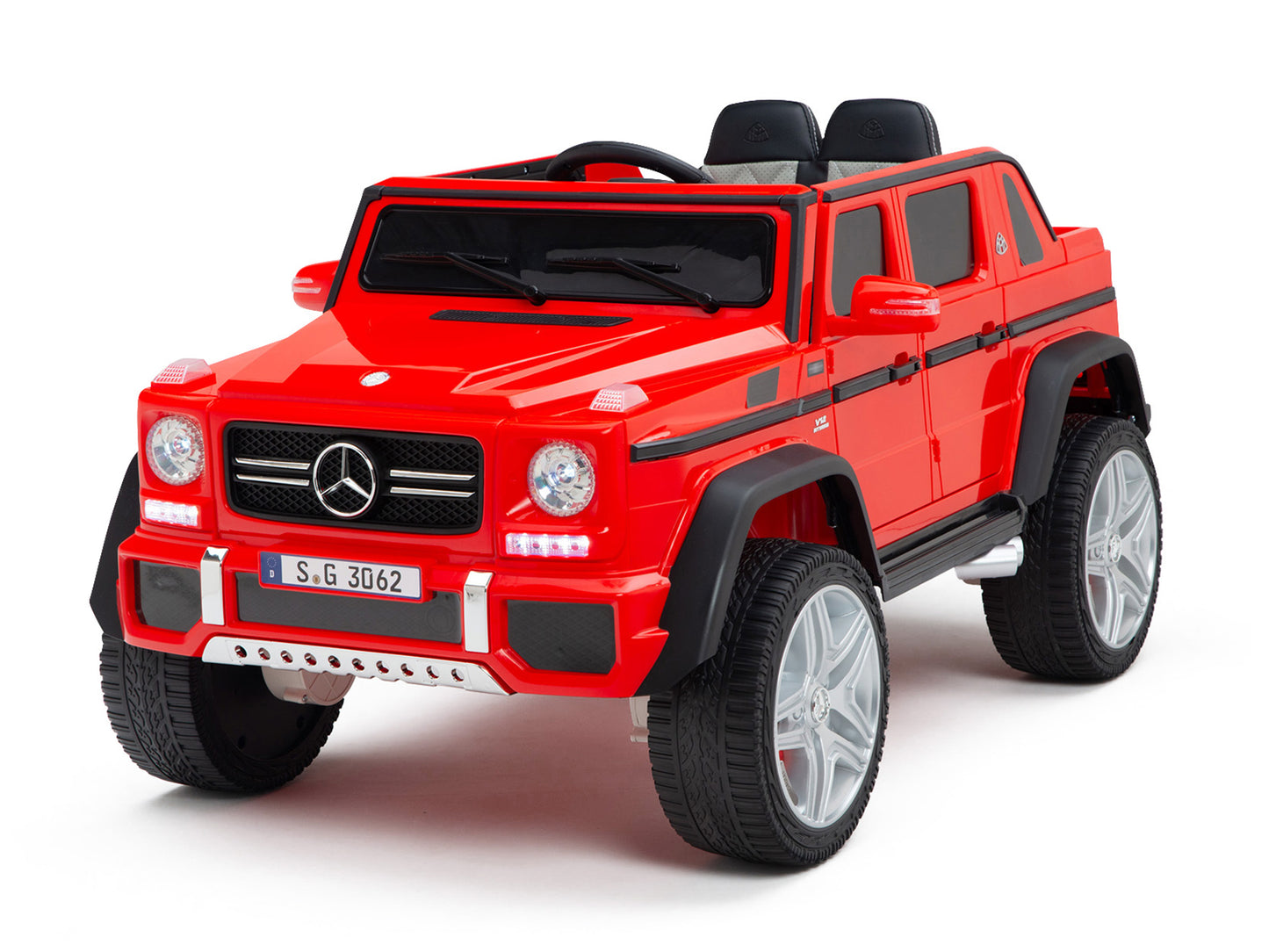 12V Mercedes-Maybach G650 Landaulet Kids Ride On Car/SUV with Remote – Red