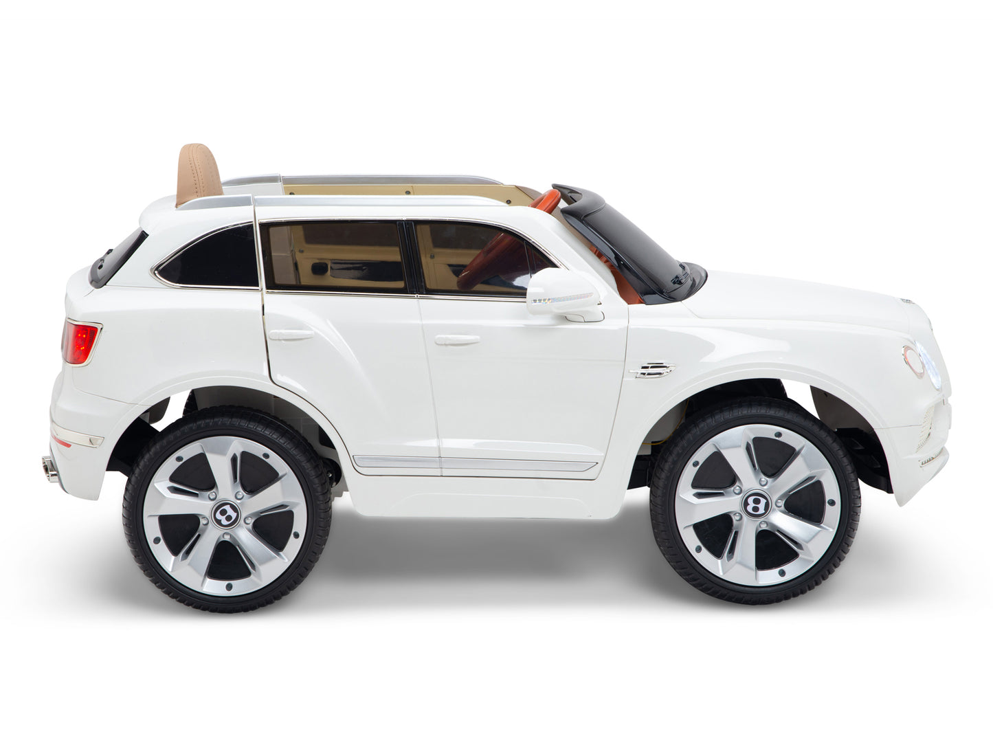 12V Bentley Bentayga Kids Electric Ride On Car/SUV with Remote - White