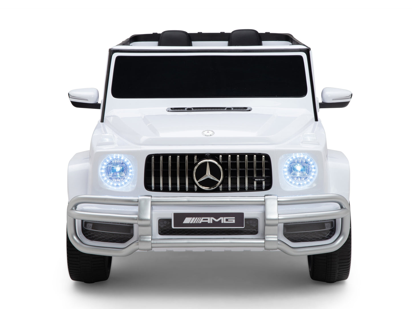 24V 2-Seater Mercedes-Benz G63 Kids Ride On Car / SUV with Remote Control - White