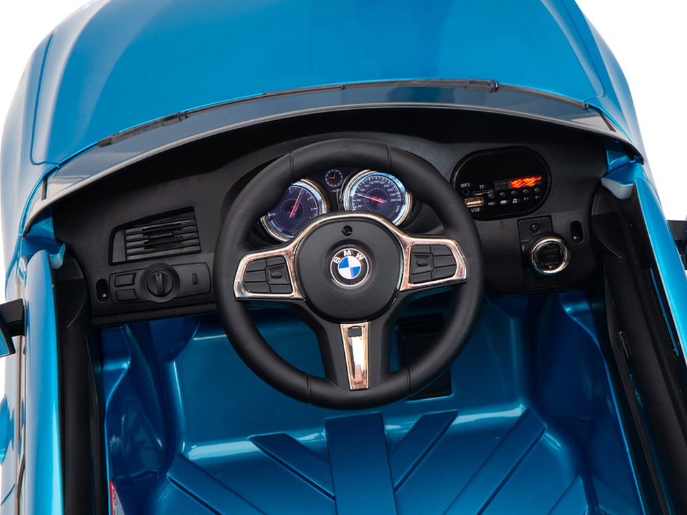 12V BMW 6 Series GT Kids Electric Powered Ride On Car with Remote - Blue