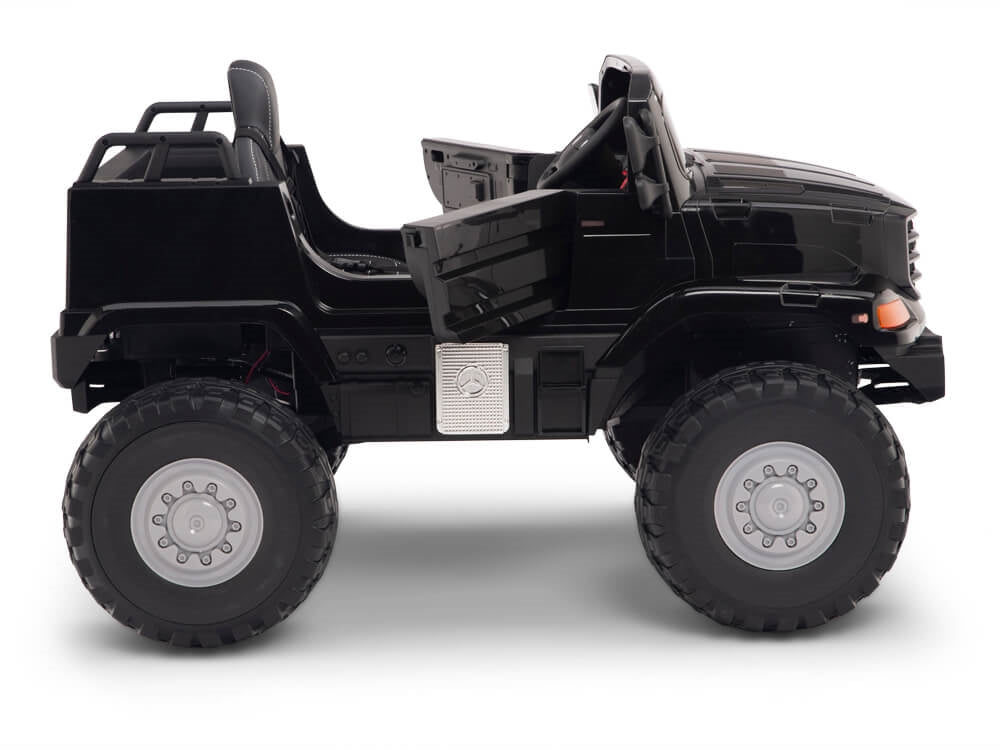 12V Mercedes Zetros One Seat Ride On Truck Black