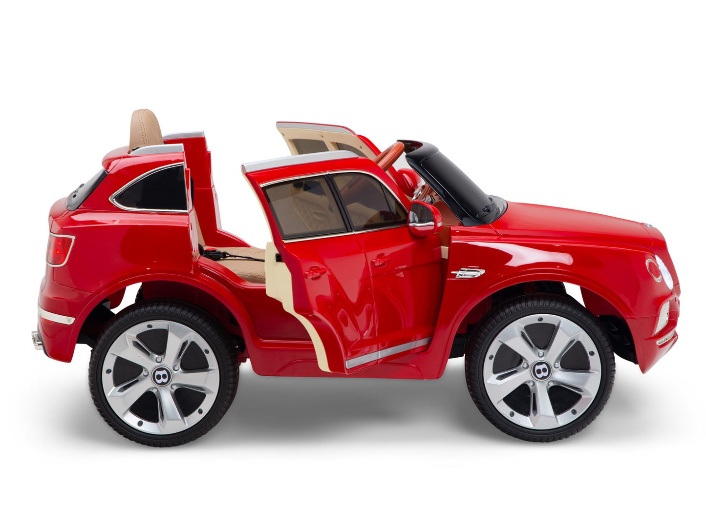 12V Bentley Bentayga Kids Electric Ride On Car/SUV with Remote - Red