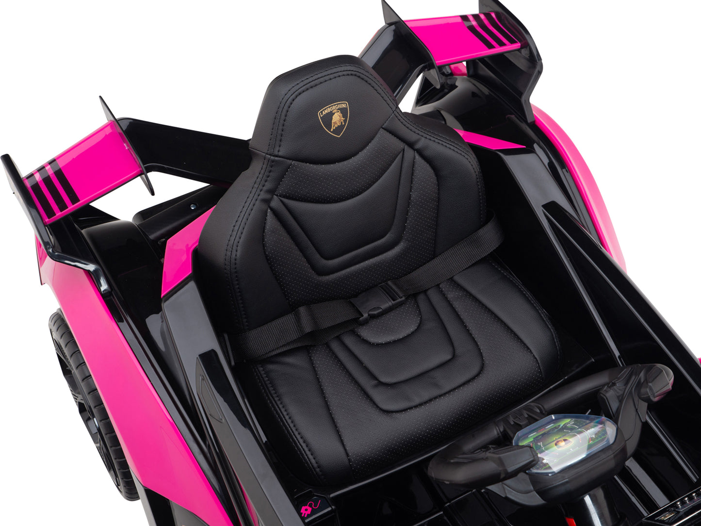 Lamborghini V12 Vision GT Kids Ride On Car with Remote Control - Pink