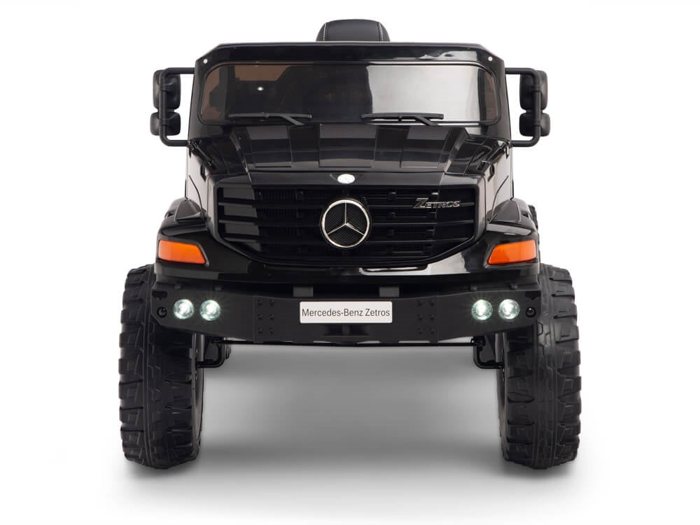 12V Mercedes Zetros One Seat Ride On Truck Black