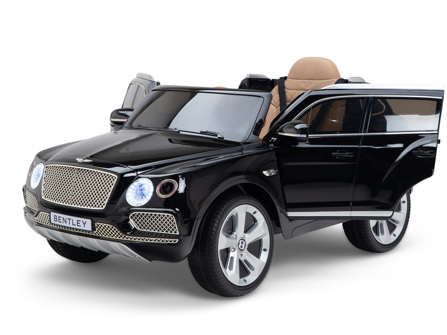 12V Bentley Bentayga Kids Electric Ride On Car/SUV with Remote - Black