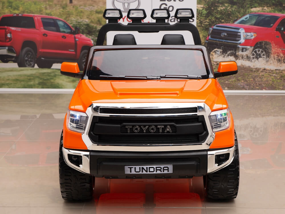 Kids 12V Toyota Tundra Ride On Truck Orange
