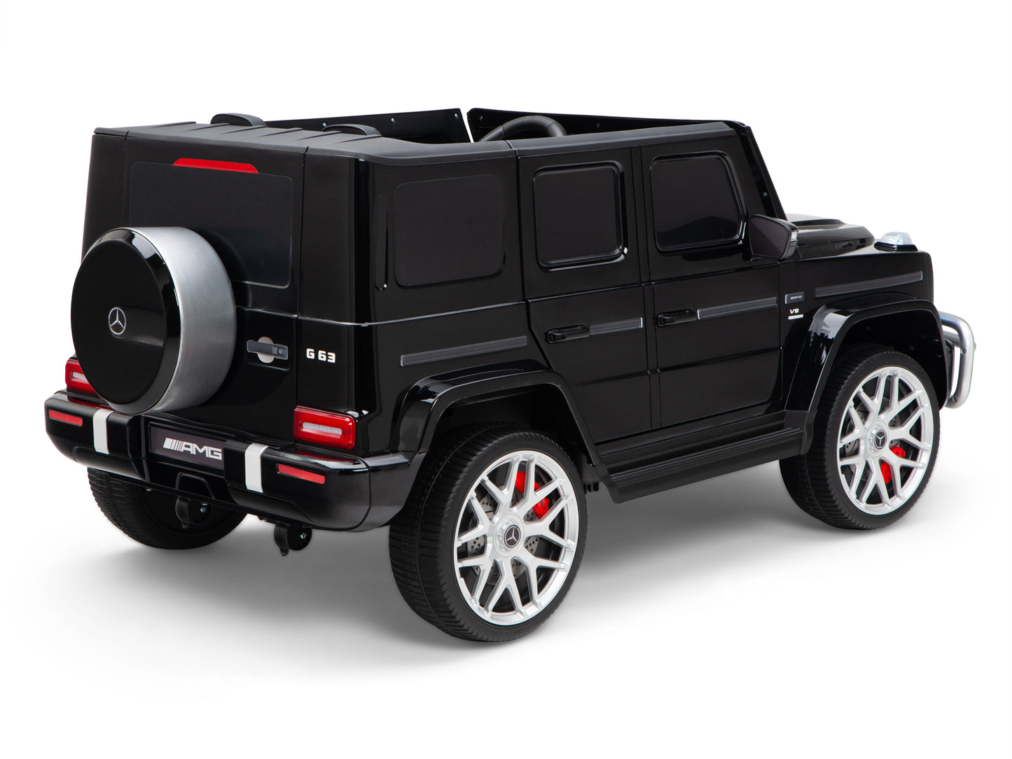 24V 2-Seater Mercedes-Benz G63 Kids Ride On Car / SUV with Remote Control - Black