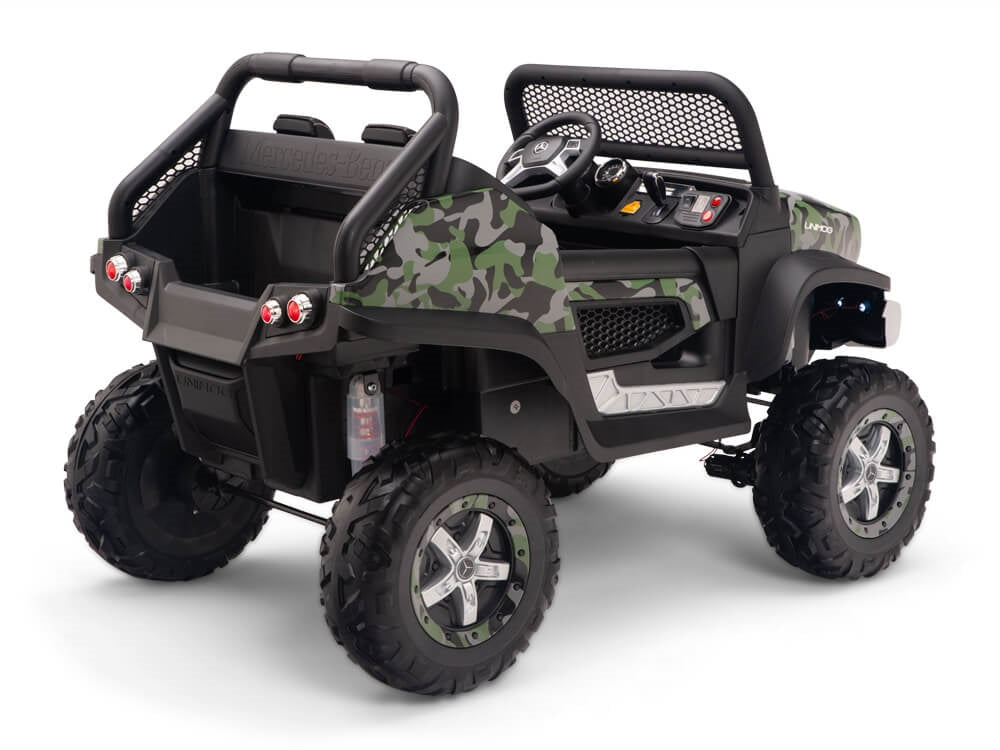 12V Mercedes Benz UNIMOG  Kids Ride On UTV Camo