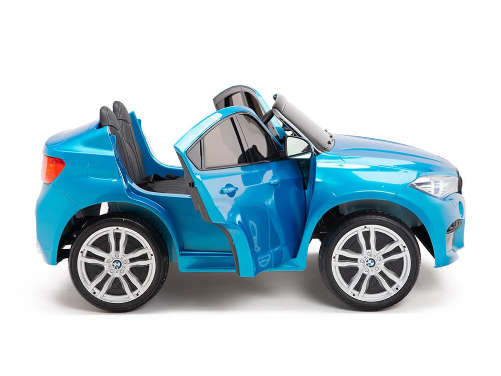 Two Seat BMW X6M Kids 12V Car - Blue