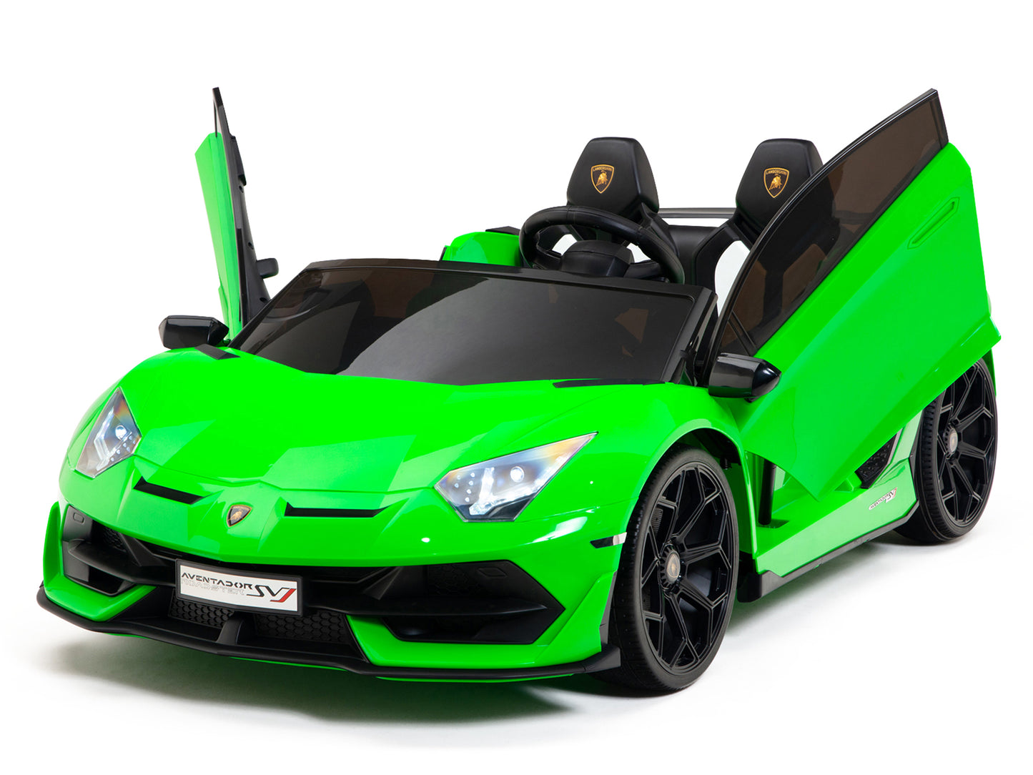 24V Lamborghini SVJ Ride On DRIFT Car with Remote Control - Green