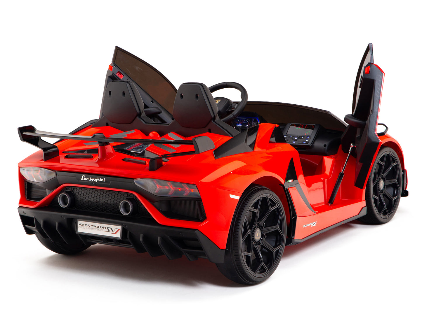 24V Lamborghini SVJ Ride On DRIFT Car with Remote Control - Red