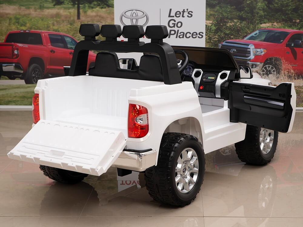 Kids 12V Toyota Tundra Ride On Truck White