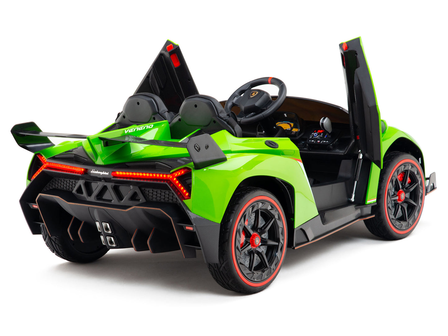 2WD / AWD Kids Premium Lamborghini Veneno Ride On Car w/ Remote Control - Green