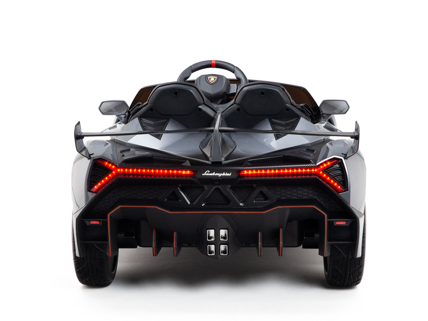 2WD / AWD Kids Premium Lamborghini Veneno Ride On Car with Remote Control - Grey