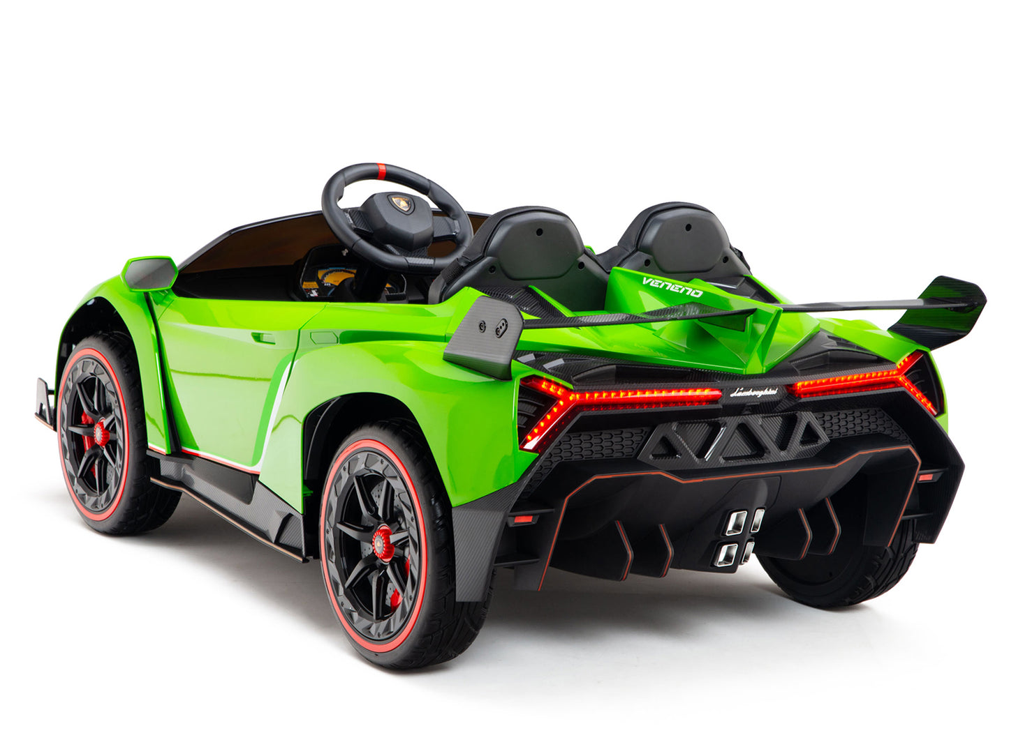 2WD / AWD Kids Premium Lamborghini Veneno Ride On Car w/ Remote Control - Green