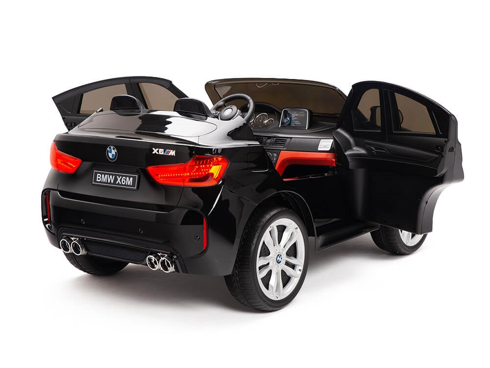 Two Seat BMW X6M Kids 12V Car - Black