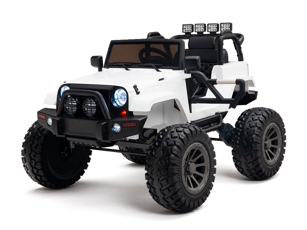 Goliath Kids 24V Battery Operated Ride On Truck With Remote - White