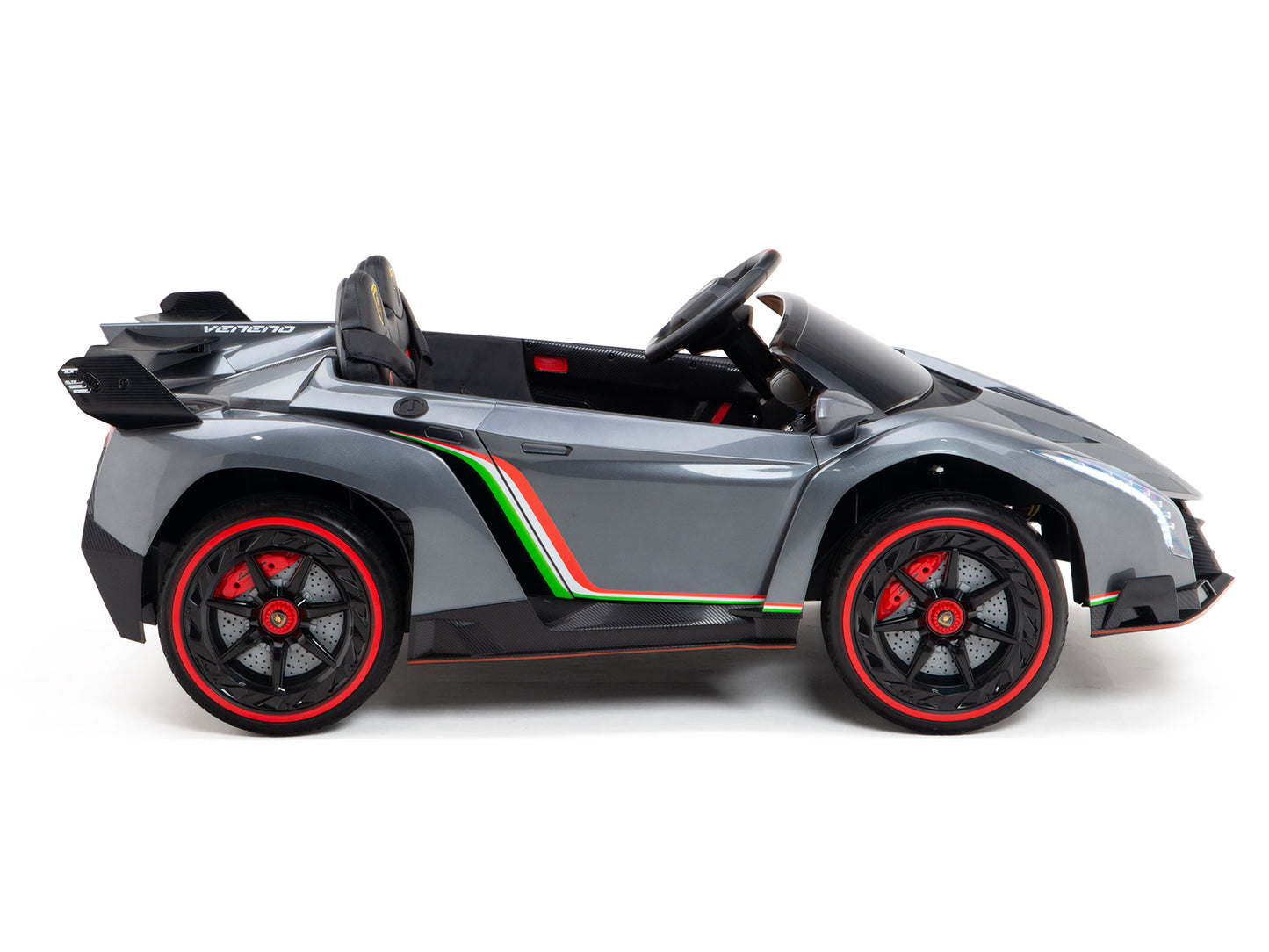 2WD / AWD Kids Premium Lamborghini Veneno Ride On Car with Remote Control - Grey
