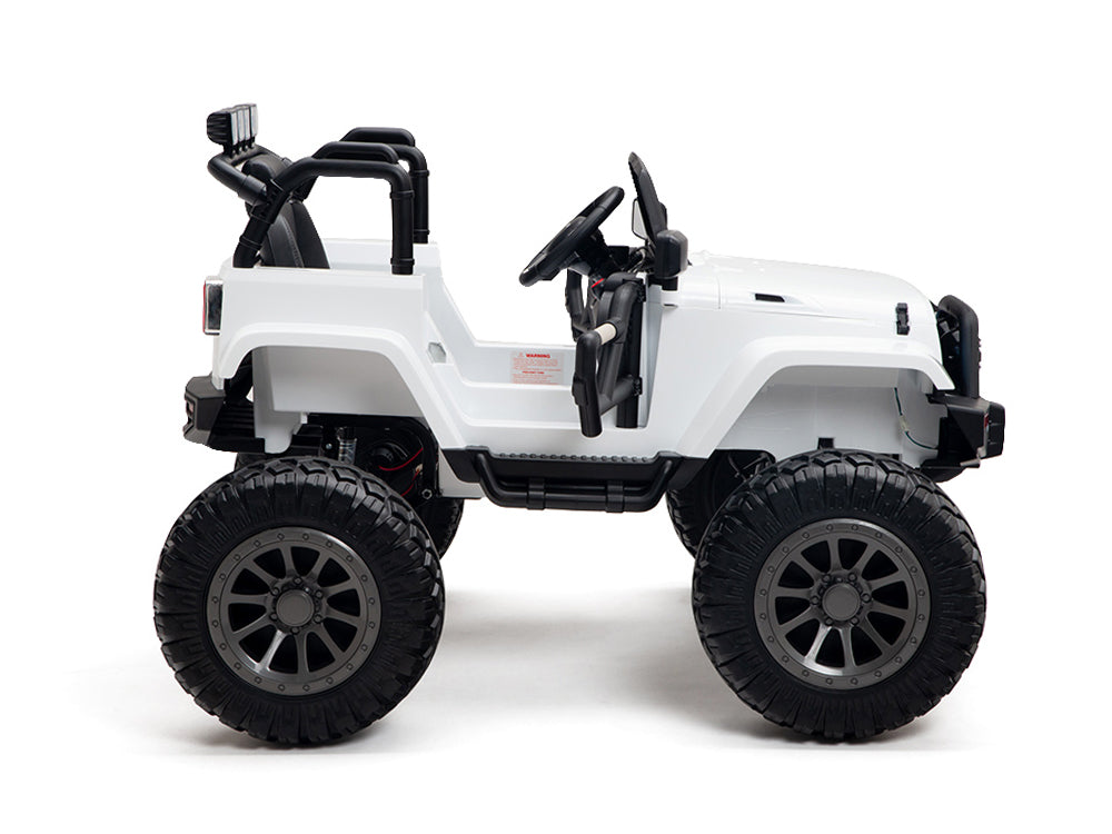 Goliath Kids 24V Battery Operated Ride On Truck With Remote - White